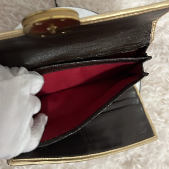 Coach Signature Clutch Wallet - Brown and Gold - Picture 10 of 16